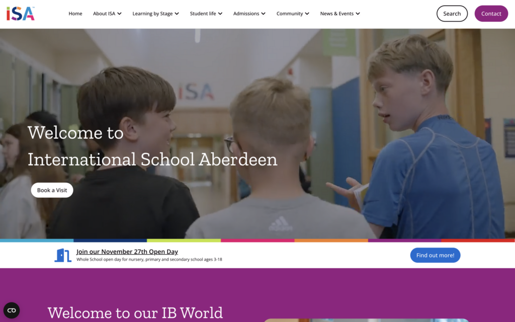 School website